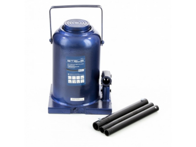 Домкрат гидравлический бутылочный, 50 т, h подъема 280-450 мм Stels