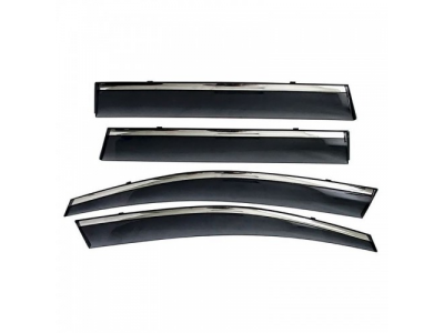 Комплект накладных дефлекторов VOLVO XС90 2002- хром injection "SVS"