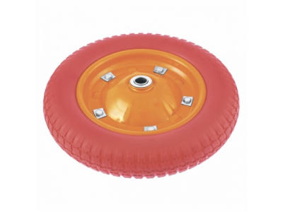 Колесо полиуретановое 3.00-8, длина оси 90 мм., подшипник 20 мм. PALISAD