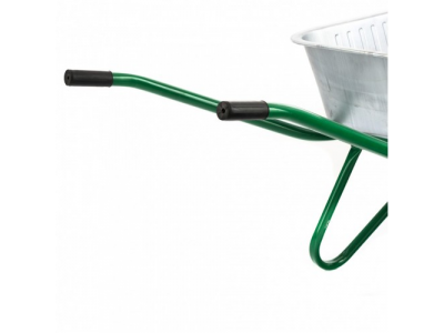 Тачка садово-строительная, двухколесная, усиленная, грузоподъемность 320 кг, объем 100 л Сибртех