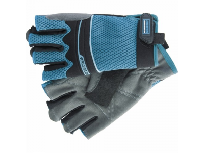 Перчатки комбинированные облегченные, открытые пальцы, AKTIV, XL// GROSS