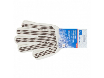 Перчатки трикотажные, ПВХ гель "Протектор", оверлок Россия Сибртех