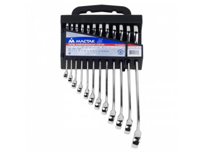 Набор комбинированных ключей, 8-22 мм, 12 предметов, МАСТАК
