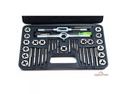 СЕРВИС КЛЮЧ 77570 Набор автомобильных метчиков и плашек