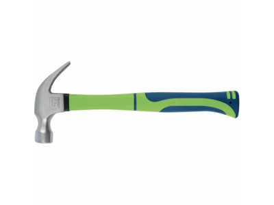 Молоток-гвоздодер,450г, фибергласовая обрезиненная рукоятка// СИБРТЕХ