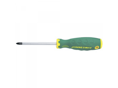 Отвертка "ANTI-SLIP GRIP" Pozidriv ® PZ2 6x38x94 мм., D71Z238 JONNESWAY