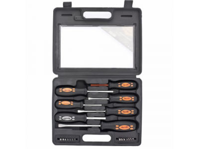 Набор отверток, биты, двухкомпонентные рукоятки, 21 предмет//SPARTA