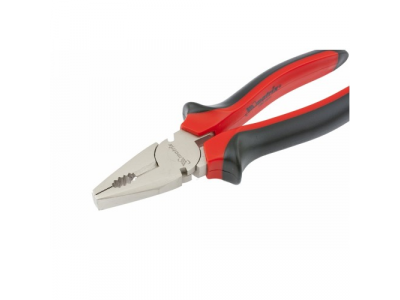 Плоскогубцы NICKEL, 200 мм, никелированные, двухкомпонентные рукоятки// MATRIX