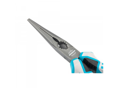 Длинногубцы прямые 205 мм, трехкомпонентные рукоятки// GROSS