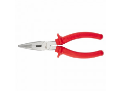 Длинногубцы Econom, 160 мм, изогнутые шлифованные, пластмассовые рукоятки// MATRIX