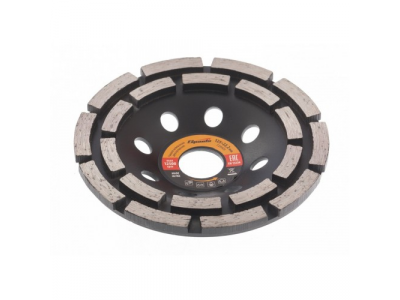 Чашка алмазная зачистная, 125 мм, двухрядная Sparta