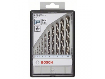 Набор сверл Bosch Robust line hss-g 10 шт.