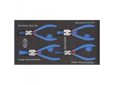 Набор съемников стопорных колец 4 пр. EVA