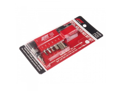 JTC Набор бит 1/4" HEX с Г-образным держателем 8 предметов JTC