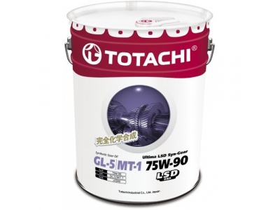 Масло синтетическое трансмиссионное TOTACHI Ultima LSD Syn-Gear 75W-90 GL-5 20л