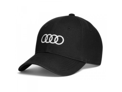 Бейсболка унисекс Audi Rings Unisex Baseball Сap, Black