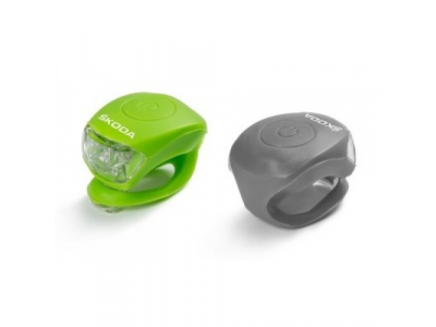 Набор из двух светодиодных велофонарей Skoda Set Lights on Bike