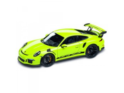 Модель автомобиля Porsche 911 GT3 RS, Light Green, Scale 1:43
