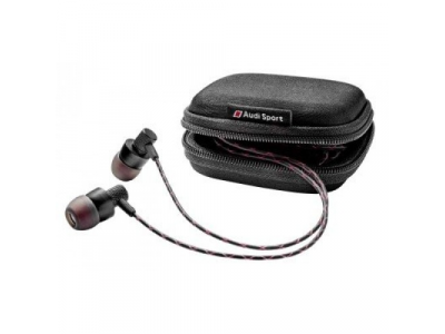 Наушники петельки Audi Sport In Ear Plugs, Black/Red