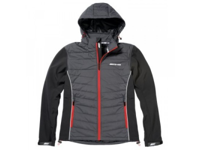 Мужская куртка Mercedes AMG Men’s Functional Jacket, Selenite Grey / Black, артикул B66957497