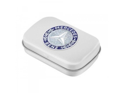 Банка для леденцов Mercedes-Benz Mint Box, Classic, Silver-coloured