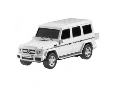 Флешка Mercedes-Benz G 65 USB Stick, 16GB, AMG, White/Black