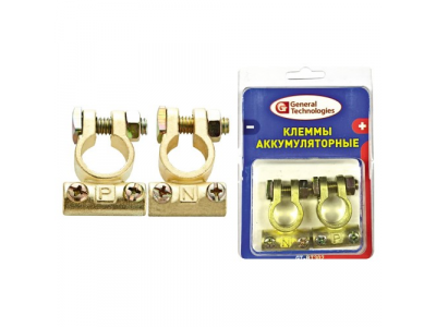 Клеммы General Technologies для аккумулятора GT-BT302 (цинк) (2 шт) 10/100