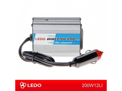 Инвертор 12V-220V 200W LEDO Standart