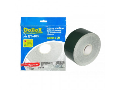 Лента клейкая двухсторонняя на вспененной основе 40мм х 5м