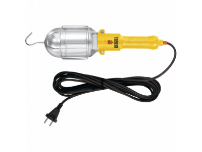Лампа переносная 60 Вт, кабель 5 м Denzel