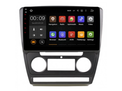 Штатная магнитола Roximo 4G RX-3202B для Skoda Octavia A5 черный