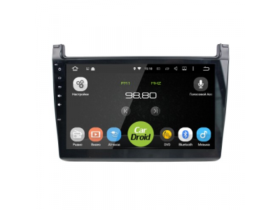 Штатная магнитола CarDroid RD-3707 для Volkswagen Polo 10 дюймов